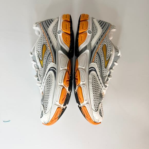 Brooks Ghost 3 3 Running Sneakers Shoes White Orange 1200711B831 Women 8 - Picture 7 of 13